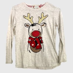 Kids Reindeer Christmas shirt